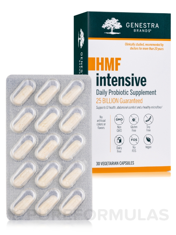 HMF Intensive - 30 Vegetable Capsules - Alternate View 1