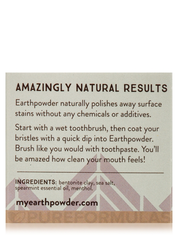 Earthpowder Unsweetened Spearmint Toothpowder - 1.8 oz (51 Grams) - Alternate View 6