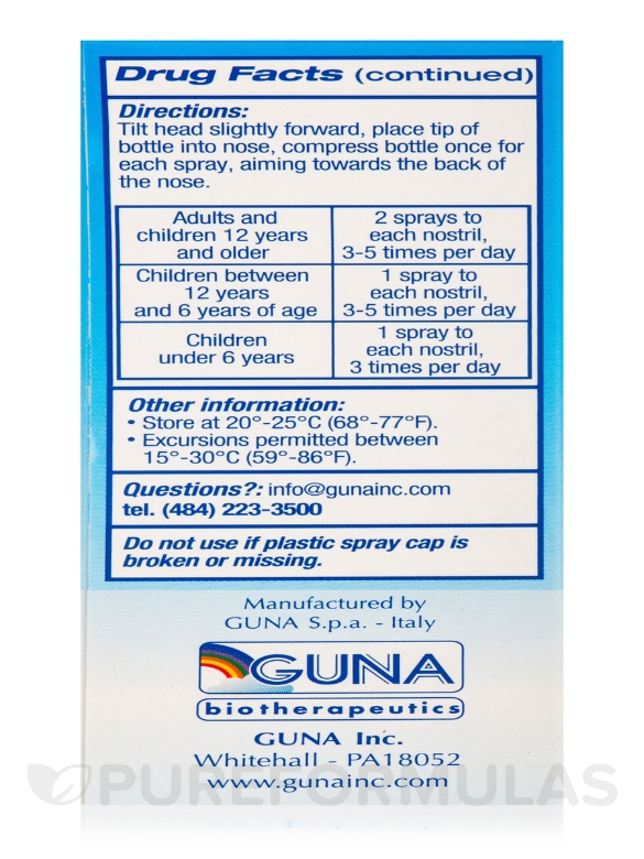 Guna-Sinus Nose Spray - 1.0 fl. oz (30 ml) - Alternate View 9