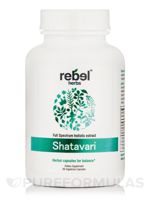 Shatavari Capsules - 60 Vegetarian Capsules - Alternate View 6