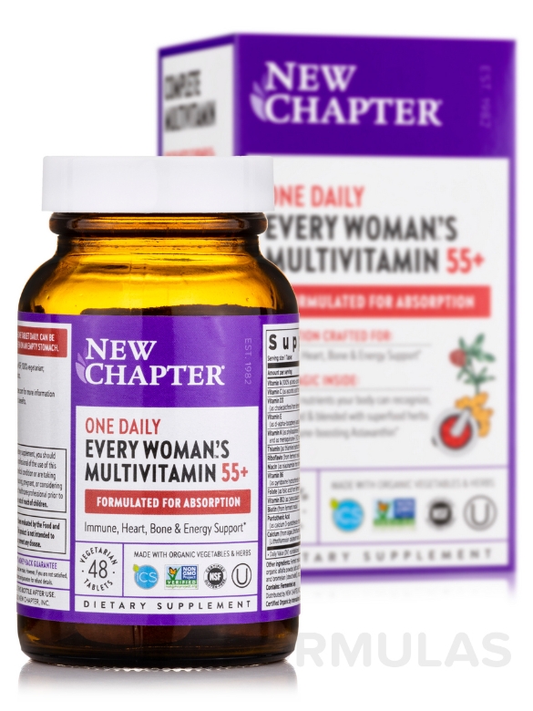 Every Woman's One Daily 55+ Multivitamin - 48 Vegetarian Tablets - Alternate View 1