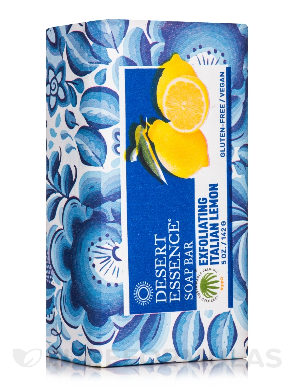 Exfoliating Italian Lemon Soap Bar - 5 oz (142 Grams)