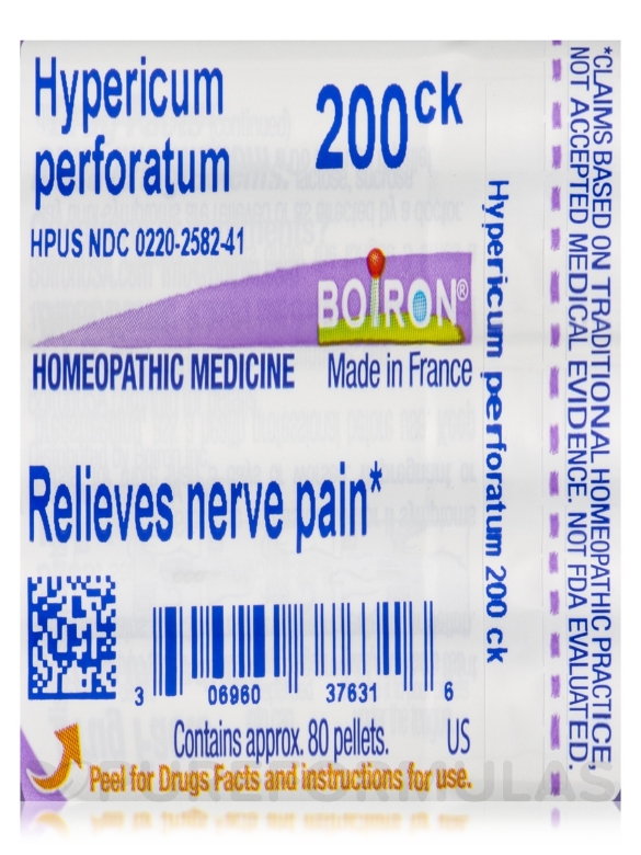 Hypericum Perforatum 200ck - 1 Tube (approx. 80 pellets) - Alternate View 6