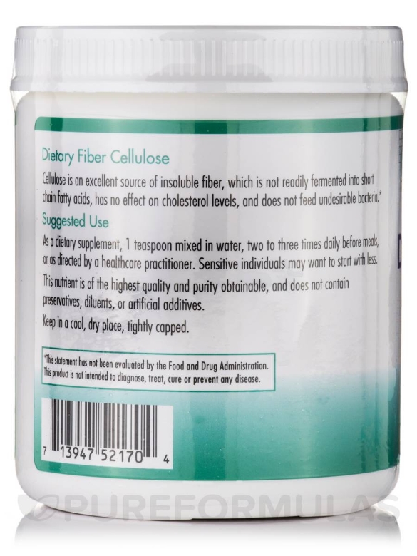 Dietary Fiber Cellulose Powder - 8.8 oz (250 Grams) - Alternate View 2