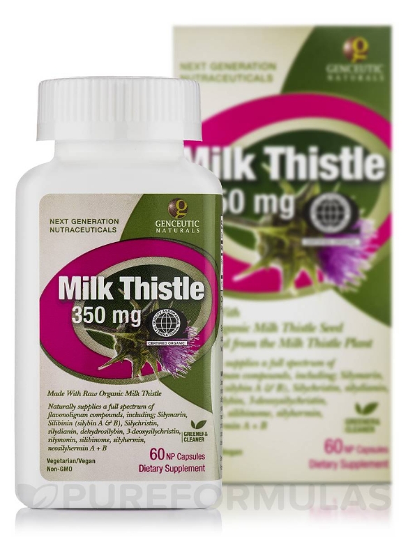 Milk Thistle 350 mg - 60 Capsules