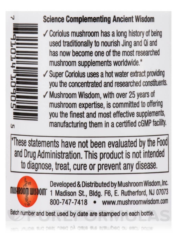 Super Coriolus - 120 Vegetarian Tablets - Alternate View 4