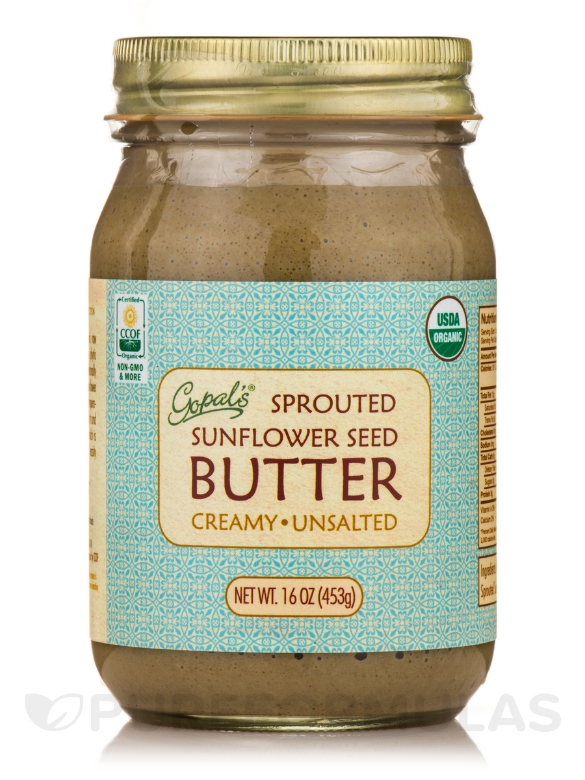 Sprouted Organic Raw Sunflower Seed Butter