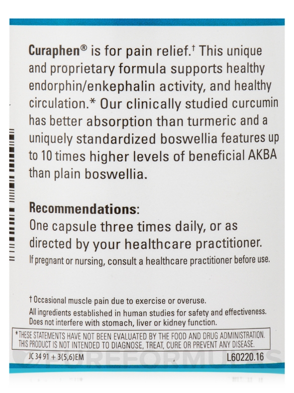 Curaphen® - 120 Capsules - Alternate View 5