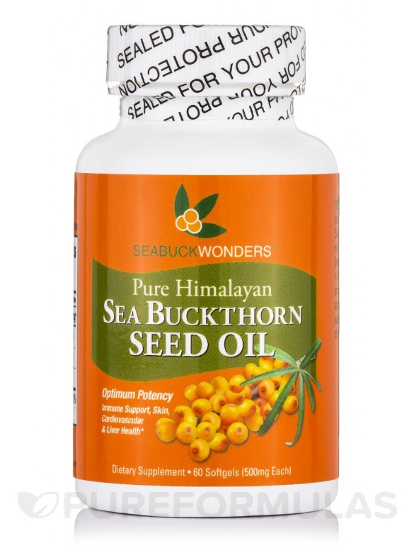 Sea Buckthorn Seed Oil - 60 Softgels