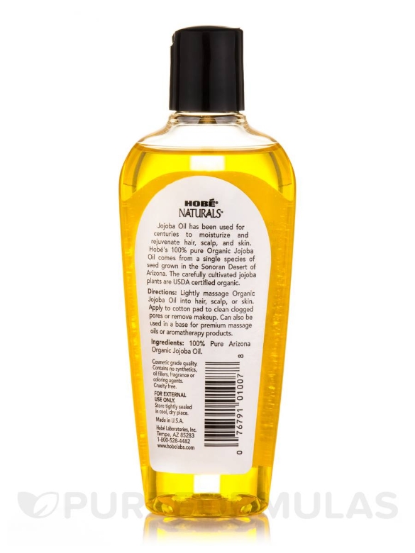 Hobé® Naturals™ Organic Jojoba Oil - 4 fl. oz (118 ml) - Alternate View 1