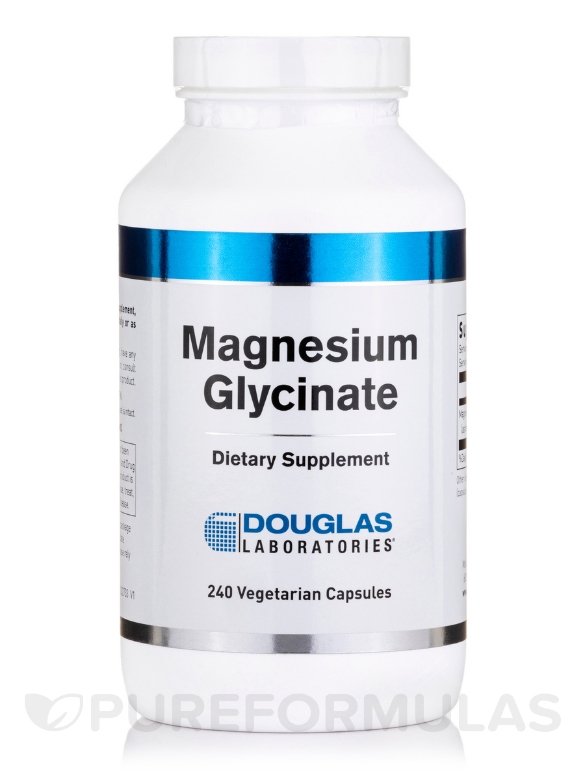 Magnesium Glycinate - 240 Vegetarian Capsules