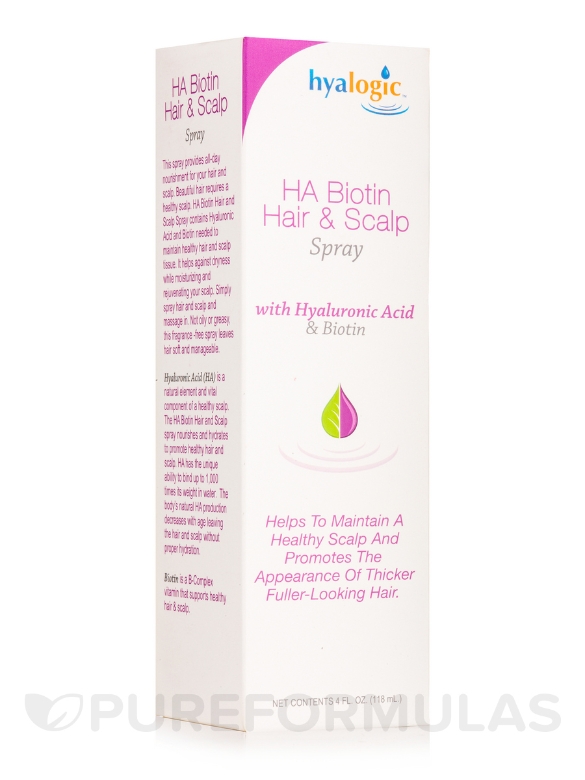 HA Biotin Hair & Scalp Spray (Hyaluronic Acid & Biotin) - 4 fl. oz (118 ml)