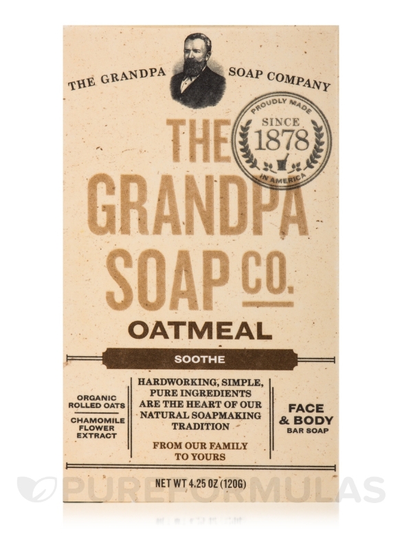 Oatmeal Bar Soap - 4.25 oz (120 Grams) - Alternate View 2