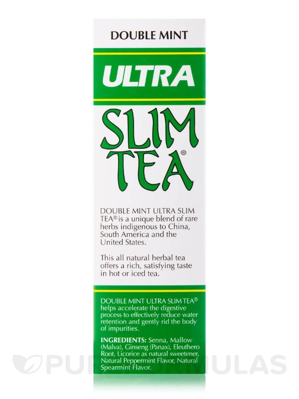 Ultra Slim Tea® Double Mint - 24 Tea Bags (1.69 oz / 48 Grams) - Alternate View 4