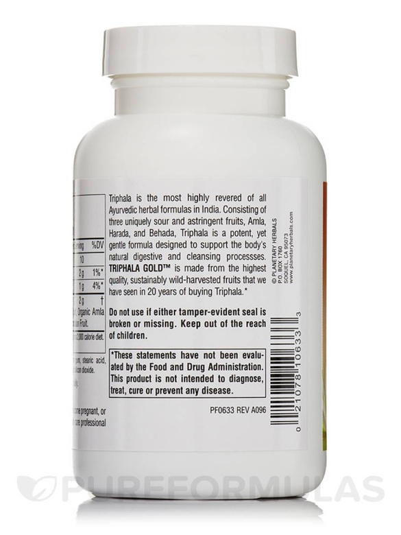 Triphala Gold 1000 mg - 120 Tablets - Alternate View 2