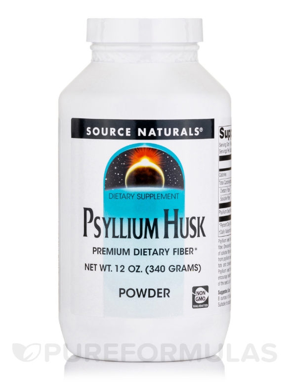 Psyllium Husk Powder - 12 oz (340 Grams)