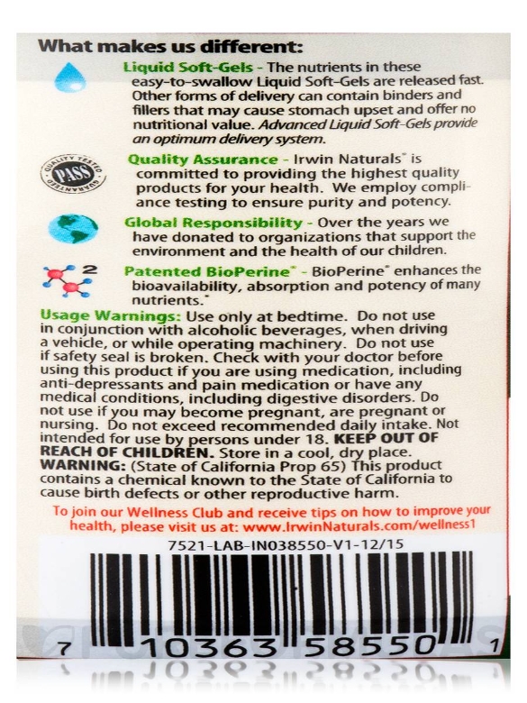 Power to Sleep PM® Melatonin-Free - 50 Liquid Soft-Gels - Alternate View 6