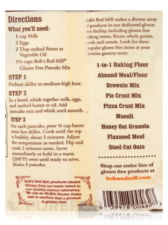 Gluten Free Pancake Mix - 22 oz (623 Grams) - Alternate View 5