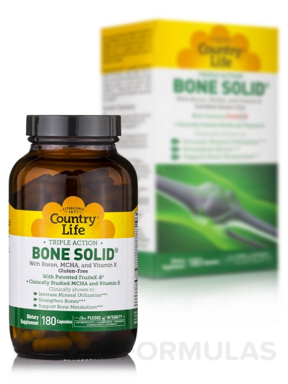 Bone Solid® (Triple Action) - 180 Capsules