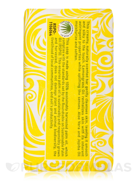 Lemongrass Soap Bar - 5 oz (142 Grams) - Alternate View 3