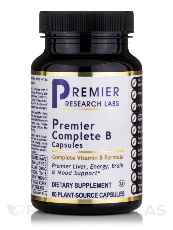 Premier Complete B - 60 Plant-Source Capsules