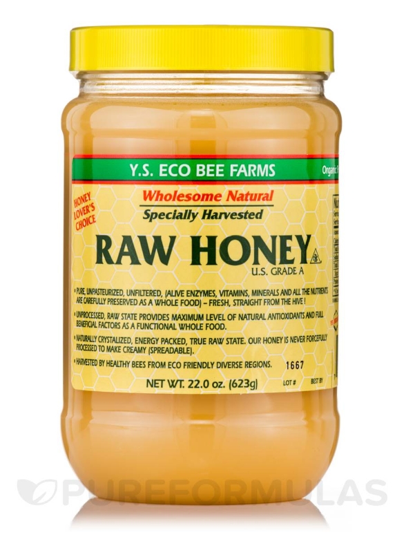 Raw Honey - 22 oz (623 Grams)