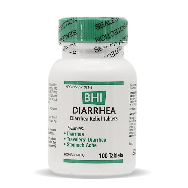 BHI Diarrhea Relief - 100 Tablets - Alternate View 1