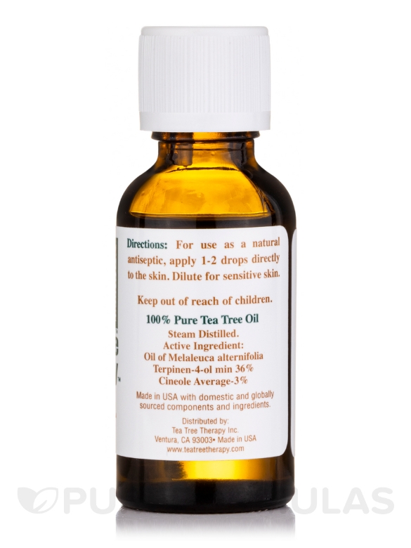 100% Pure Australian Tea Tree Oil - 1 fl. oz (30 ml) - Alternate View 1