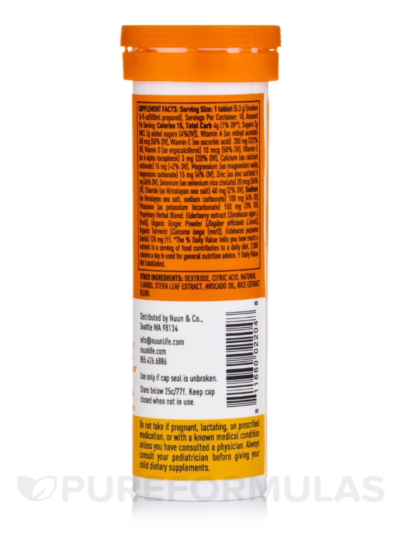  Orange Citrus Flavor - 1 Tube of 10 Tablets