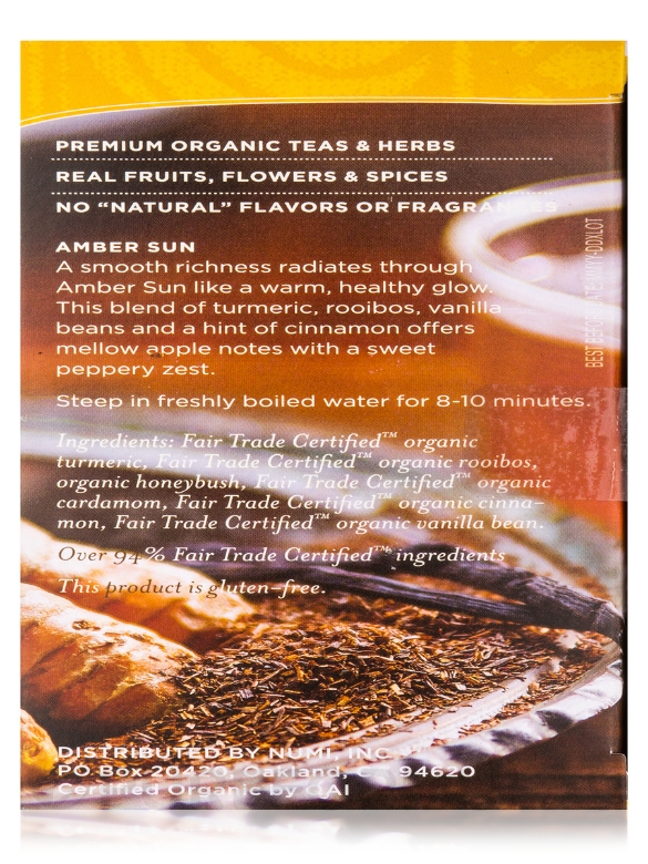 Turmeric Amber Sun Tea - 12 Tea Bags - Alternate View 8