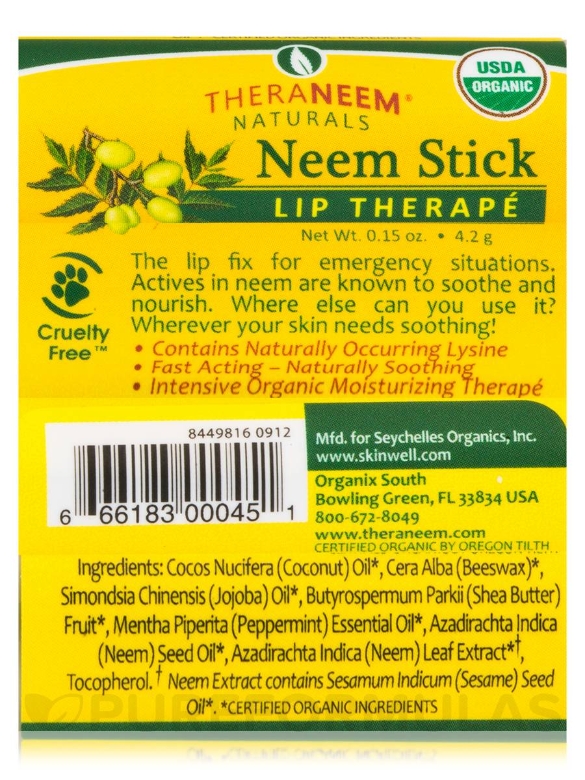 TheraNeem® Naturals Neem Stick Lip Therapé - 0.15 oz (4.2 Grams) - Alternate View 4