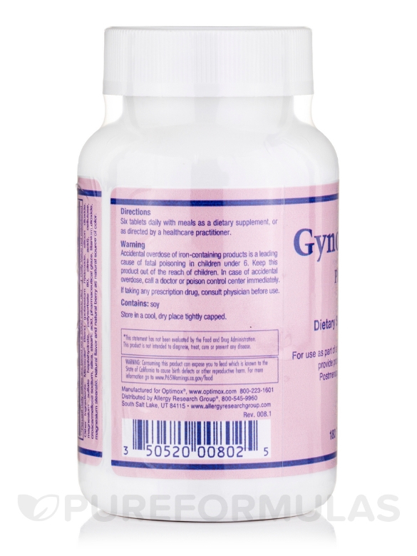 Gynovite Plus - 180 Tablets - Alternate View 3