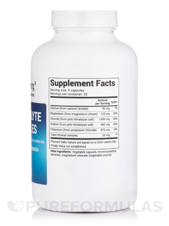 Electrolyte Capsules - 160 Capsules - Alternate View 1