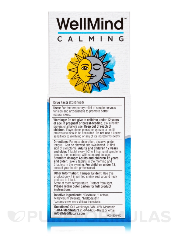 WellMind™ Calming - 100 Tablets - Alternate View 5