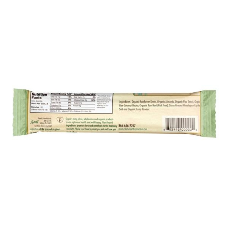 Power Wraps® (Nori Wrapped Vegan Jerky) - Curry - 1.8 oz (52 Grams) - Alternate View 1