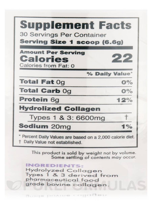 Hydrolized Collagen Powder - 7 oz (198 Grams) - Alternate View 5