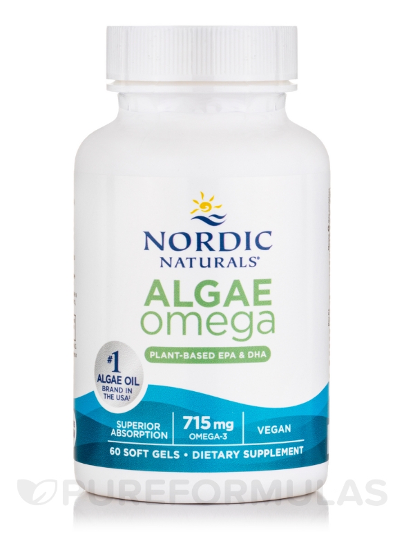 Algae Omega - 60 Soft Gels - Alternate View 2