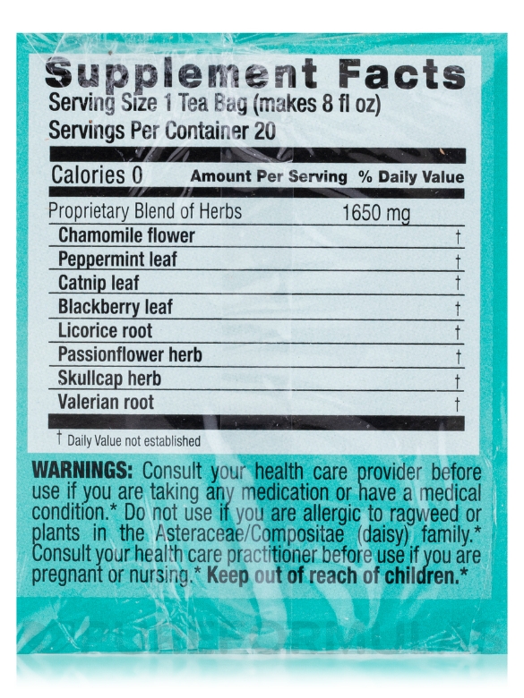 Relaxing™ Tea - 20 Bags - Alternate View 8