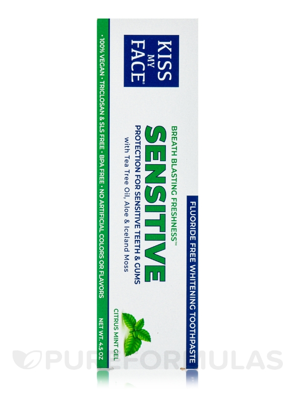 Sensitive Citrus Mint Gel Fluoride Free Toothpaste - 4.5 oz - Alternate View 5