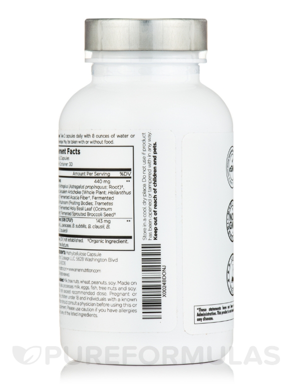 SBO Probiotic 50 Billion CFU - 60 Veggie Capsules - Alternate View 2