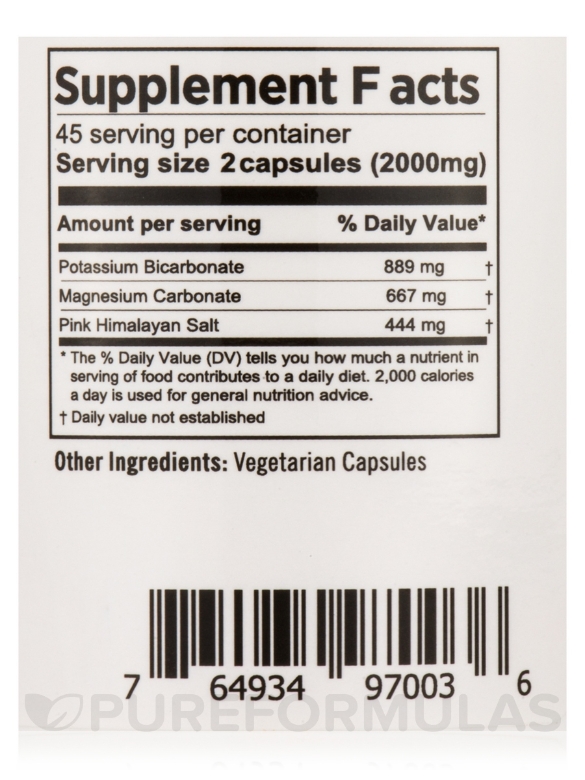 Sports Salts - 90 Vegetarian Capsules - Alternate View 4