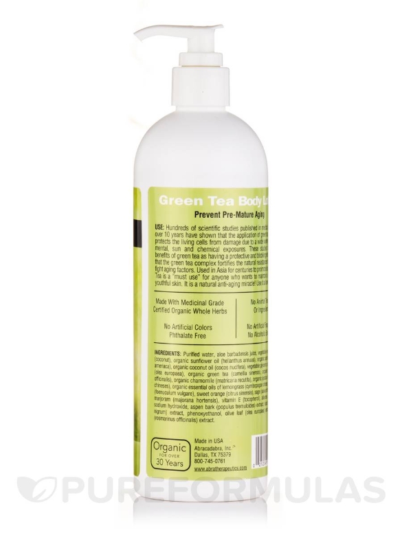 Green Tea Body Lotion - Lemongrass - 16 fl. oz (475 ml) - Alternate View 1