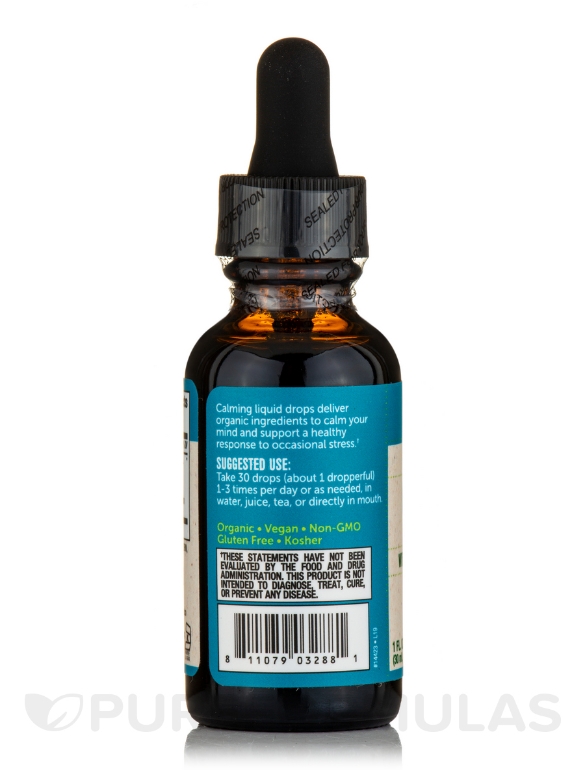 Organic Calming Liquid Drops - 1 fl. oz (30 ml) - Alternate View 2