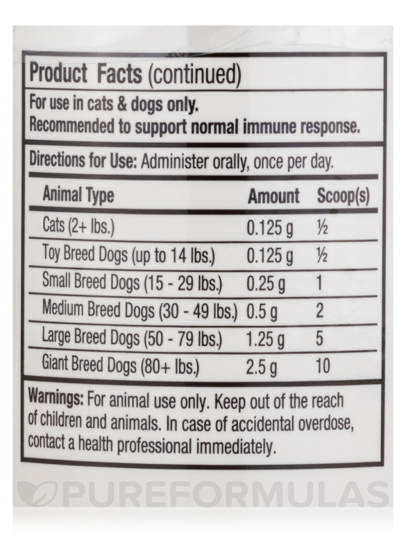 Organic Curcumin Extract for Cats & Dogs - 2.64 oz (75 Grams) - Alternate View 3