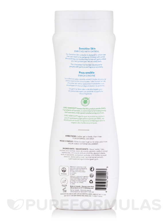 Sensitive™ Natural Care Shower Gel - Fragrance-Free - 16 fl. oz (473 ml) - Alternate View 1