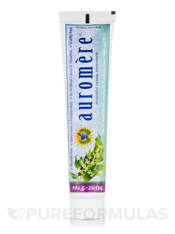 Ayurvedic Herbal Toothpaste - Pure Licorice Flavor (Mint Free) - 4.16 oz (75 ml / 117 Grams) - Alternate View 6