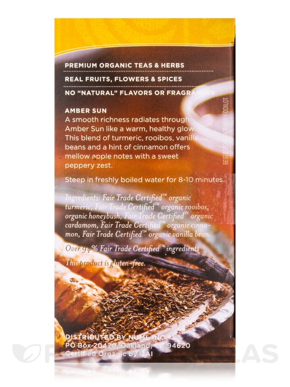 Turmeric Amber Sun Tea - 12 Tea Bags - Alternate View 3