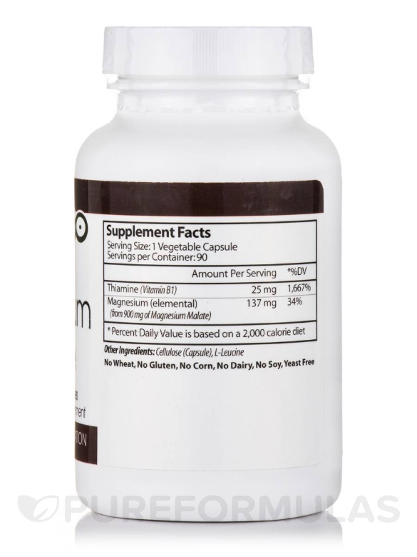 Magnesium Malate - 90 Vegetable Capsules - Alternate View 1