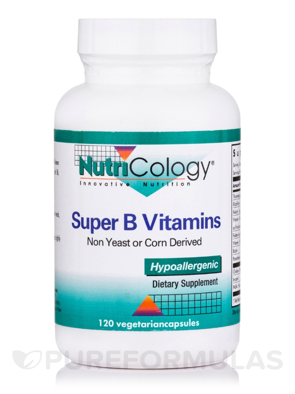 Super B Vitamins - 120 Vegetarian Capsules