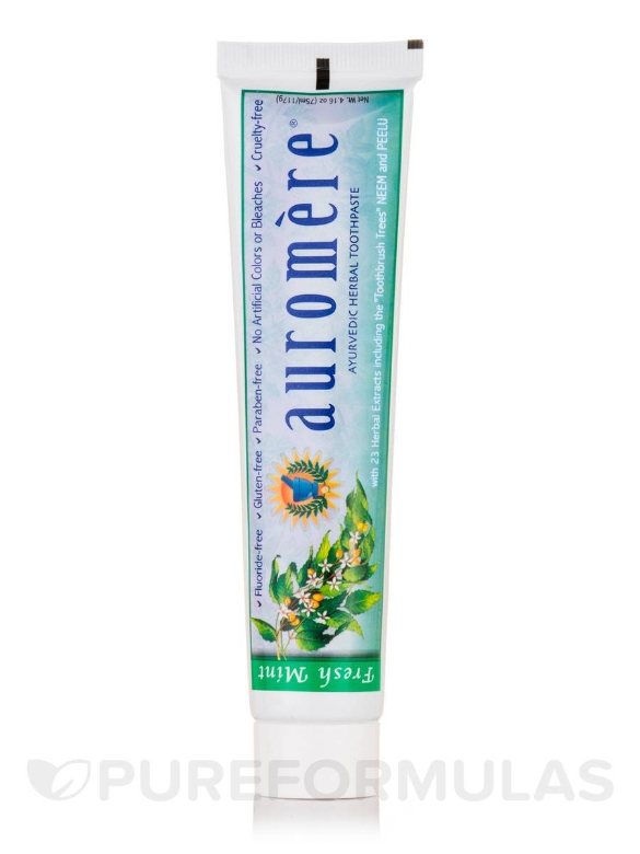 Ayurvedic Herbal Toothpaste - Fresh Mint Flavor - 4.16 oz (75 ml / 117 Grams) - Alternate View 5